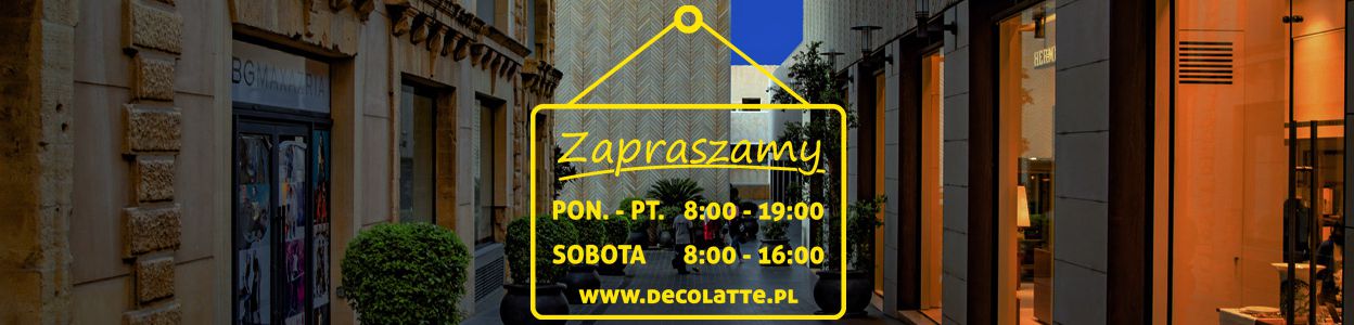 Naklejki z godzinami otwarcia